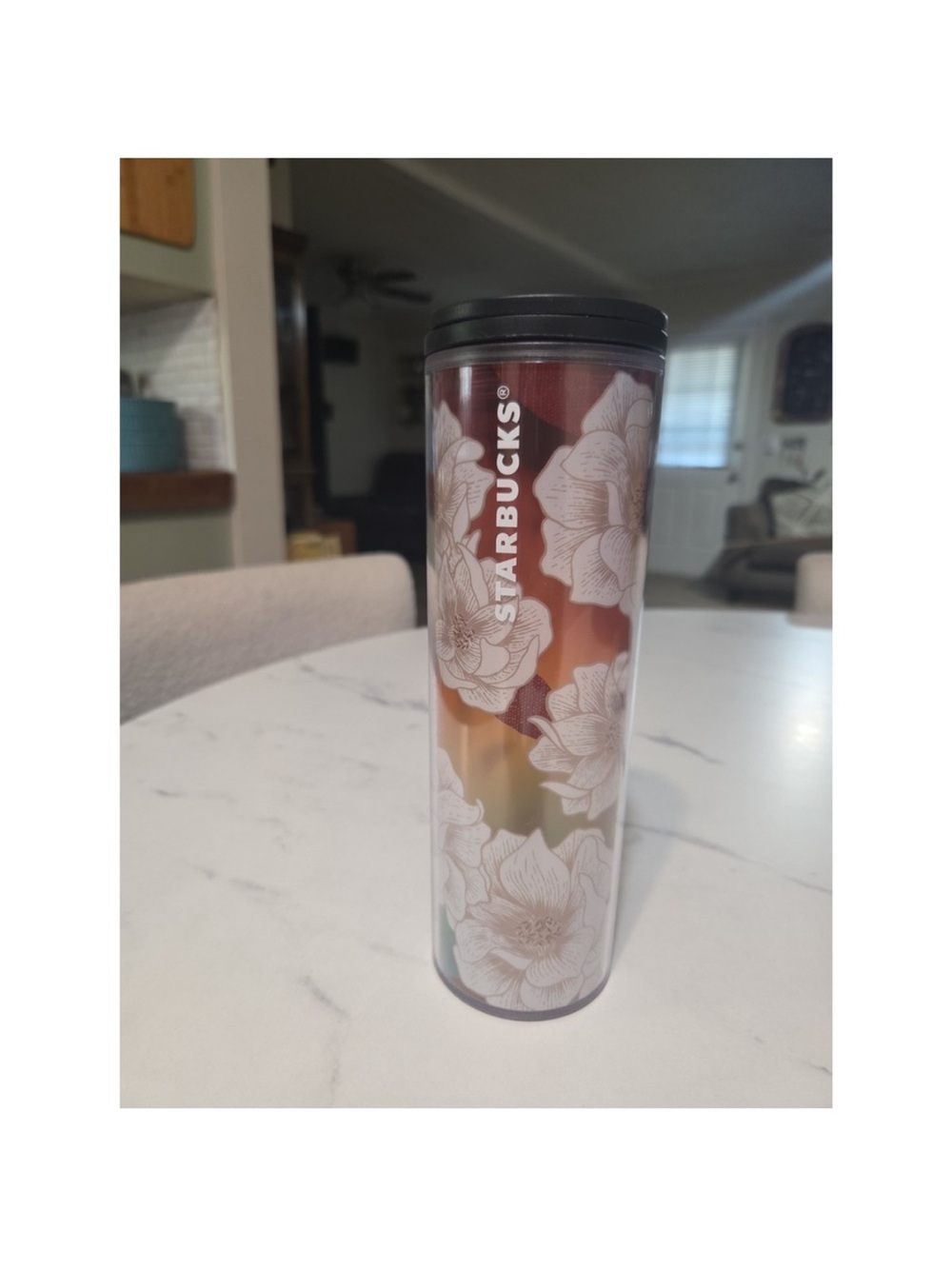 Starbucks 2019 Floral Gradient Travel Tumbler in Multi-Color